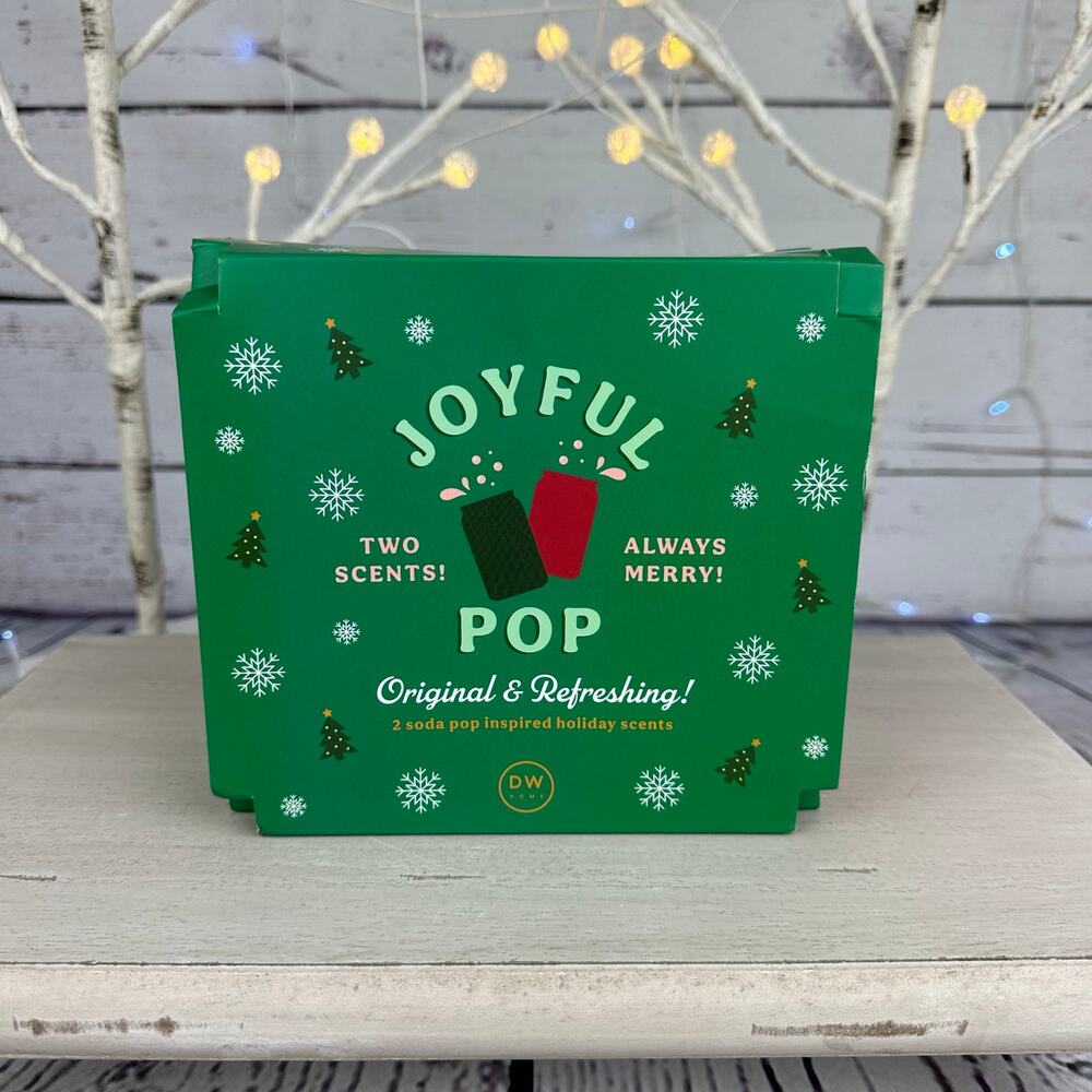 🎄 DW Home Joyful Pop Holiday Candle Set – Cherry Cola & Jingle Juice